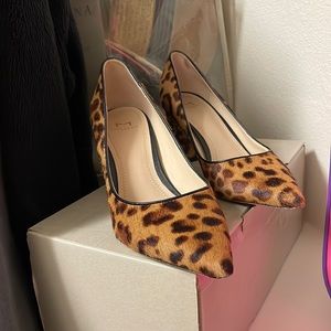 March Fisher cheetah print heels